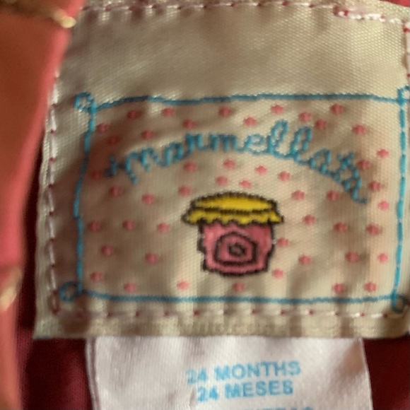 •Marmellata• Girls Iridescent Taffeta Floral Embroidered Dress - Size 24 Months - Picture 2 of 9